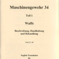 Mg34 Operators manual WW2