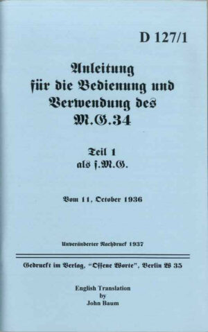 Mg34 Operators Manual Volume 1