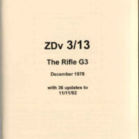 Rifle G3 Operator's Manual