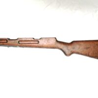 Beretta 38A wooden stock with butt plate and mag well cover