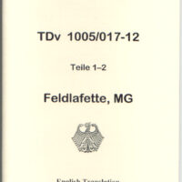 MG 3 Lafette Operator's Manual